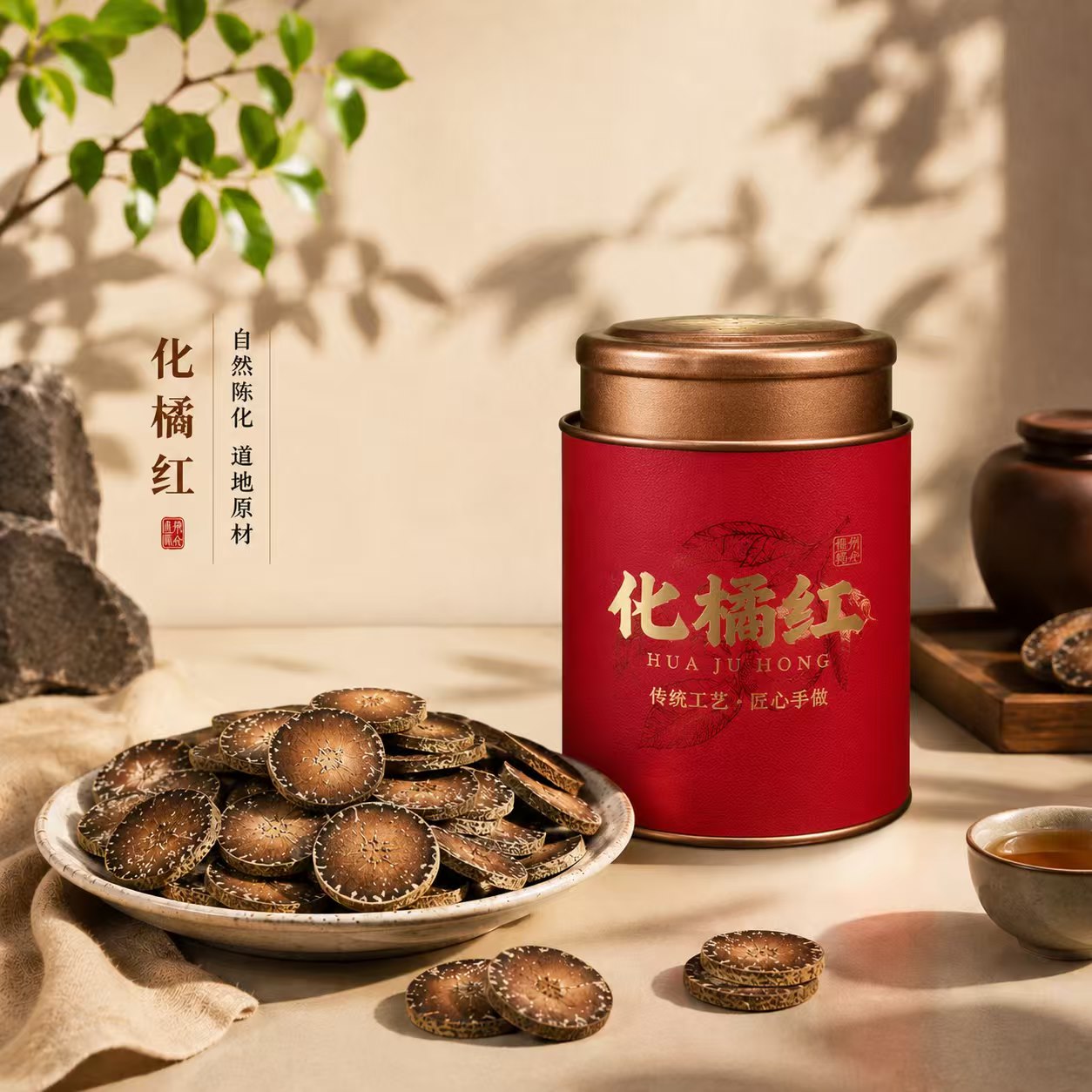 化橘红包装与切片展示