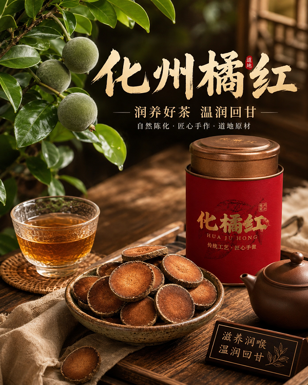 不懂化橘红怎么吃等于白囤，分享日常实用冲泡搭配